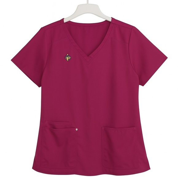 Scrubstar Tops - XXL Scrubstar Pink Scrub Top with Pockets